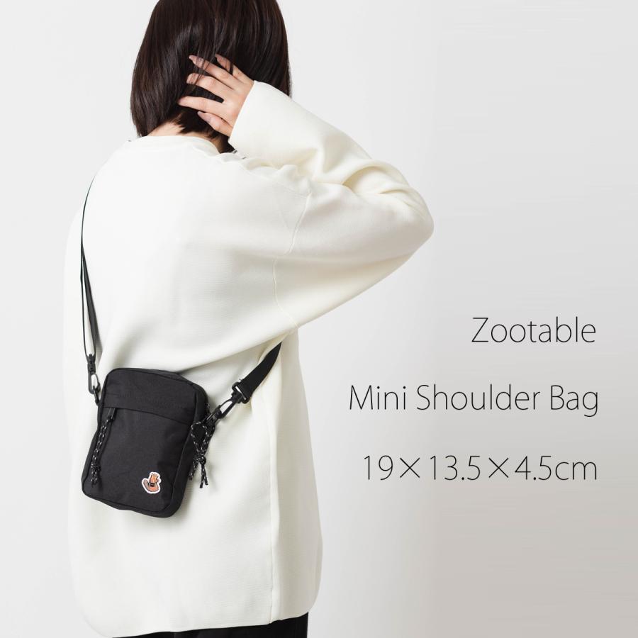 ズータブル ZOOTABLE ミニショルダーバッグ ボディーバッグ ブラック