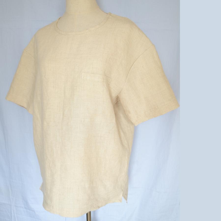 麻ヘンプ100%服のデザイン製作販売 ヘンプ100％ 麻 Tシャツ メンズ オーガニック 天然素材 カットソー