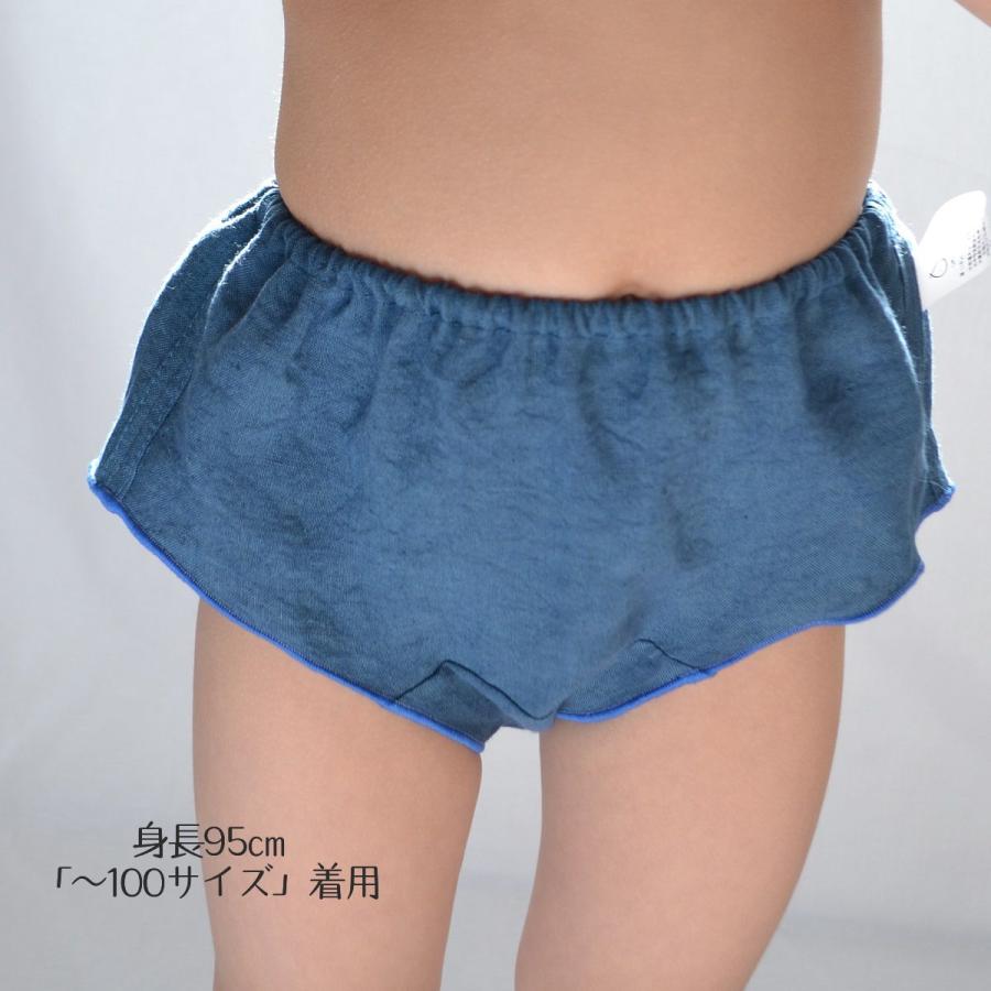 コロ3＊グレーラベンダーふんどしパンツ5枚 送料無料【3枚組】こども用ふんどしパンツ リネン100% ボクサータイプ