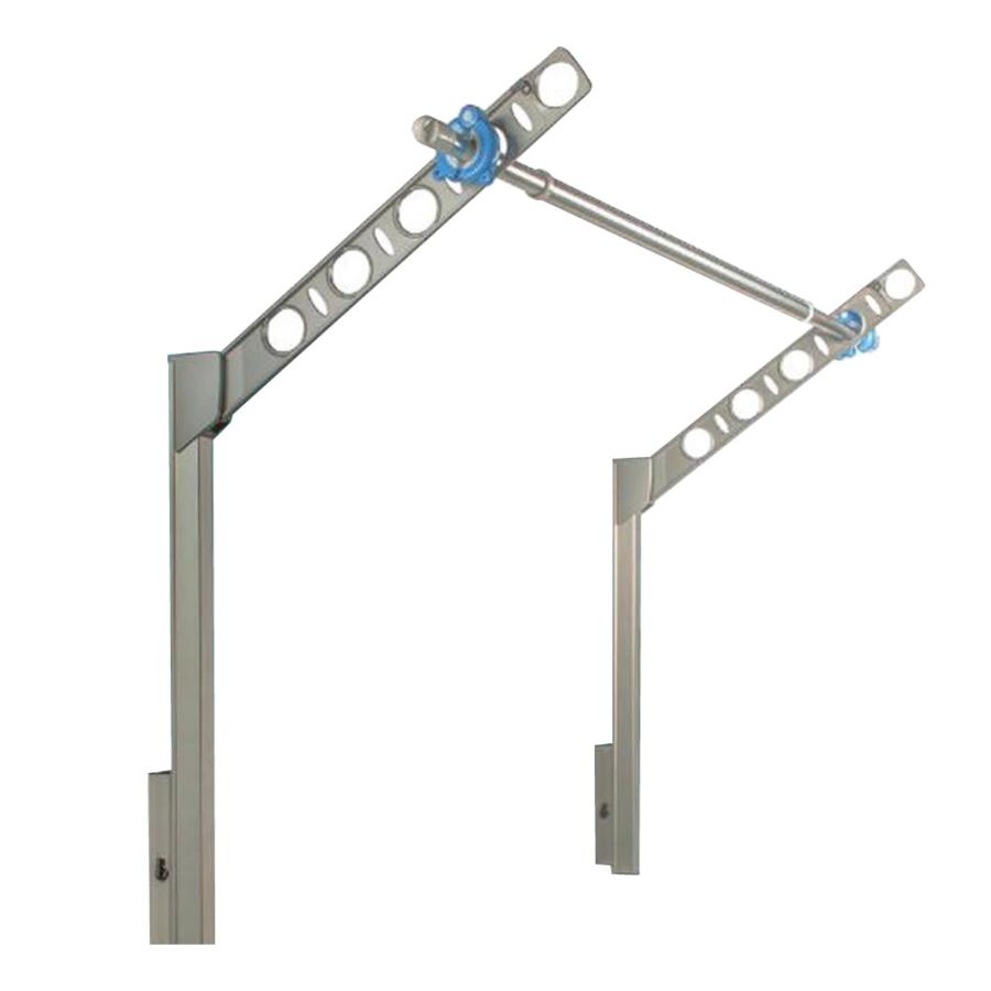 屋根 Dry Wave Dry Wave 物干し金物 腰壁用可動式物干金物 バルコニー Sfl55 うきうきらんど ロングタイプ 住宅設備 ステンカラー バルコニー