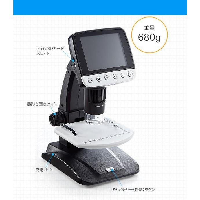【超美品】 サンワサプライ デジタル顕微鏡 LPE-06BK 【FKP5676063982】(20641円)