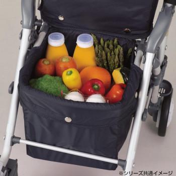 コンパクトタイプ シルバーカー スルーンボックスN ブラウン CB-10BR 