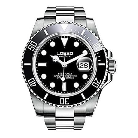 公式銀座 特別価格メンズ自動腕時計 サファイアクリスタル 単方向セラミックベゼル ダイビングウォッチ ブラック好評販売中 期間限定限定 Www Superavila Com