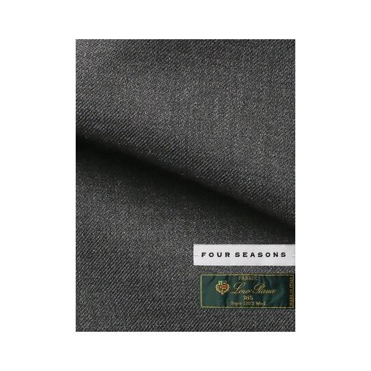 【スーツスクエア】メンズ スーツ 3つボタン Loro Piana 365 無地 TR27 グレー系の画像