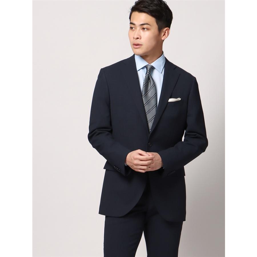 【3/18まで】ツーパンツ　ビジネス　ストライプ　メンズスーツ　AB5　4846 WEB限定/OUTLET】【CLASSICO TAPERED】【秋冬】3釦段返り