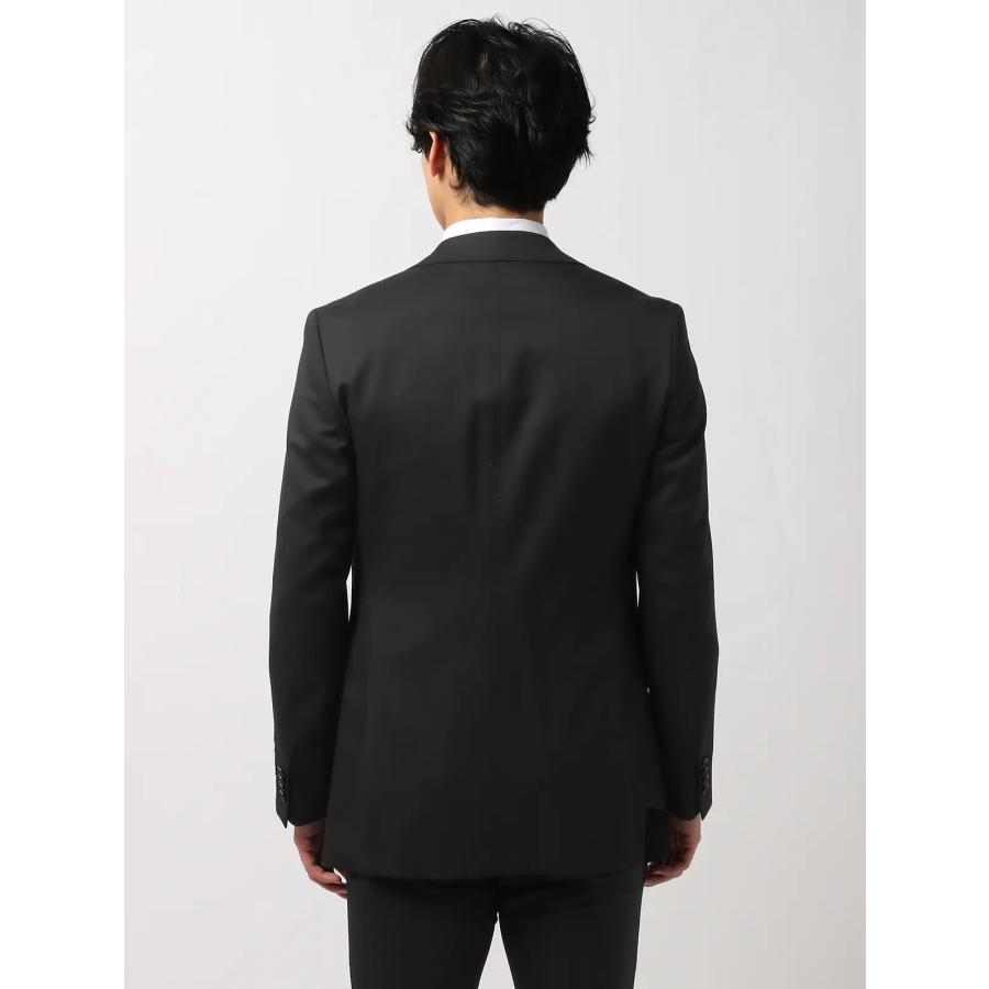 【スーツスクエア】メンズ スーツ スリーピース 2つボタン FORMAL 無地 FIT CH22 ブラックの画像