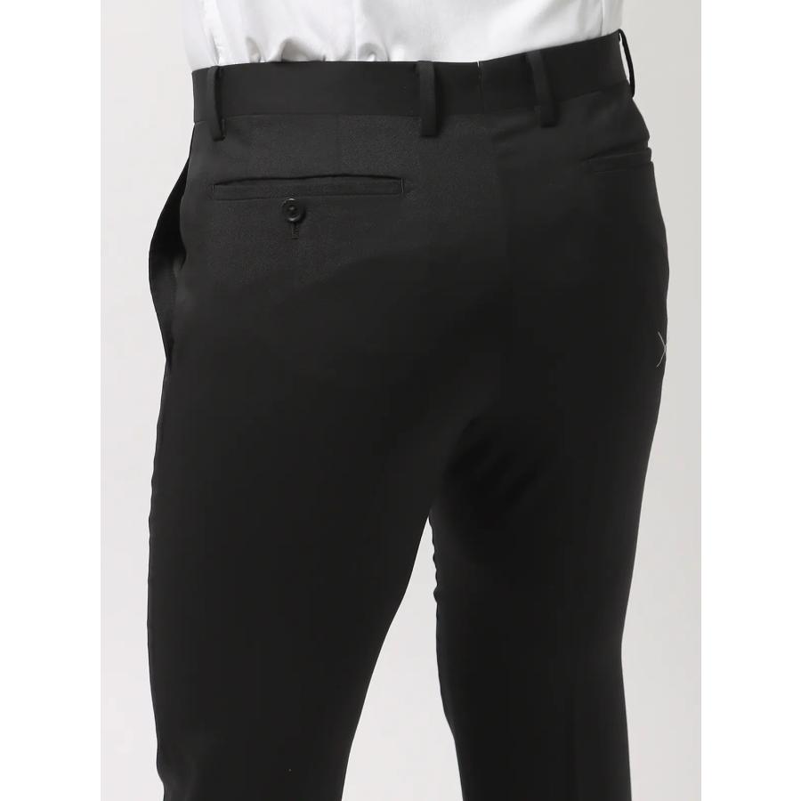 【スーツスクエア】メンズ スーツ スリーピース 2つボタン FORMAL 無地 FIT CH22 ブラックの画像