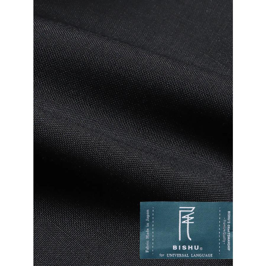 【スーツスクエア】メンズ FUMIYA HIRANO スーツ 2つボタン 尾州 ウールモヘア 無地 FH01 ネイビー系の画像