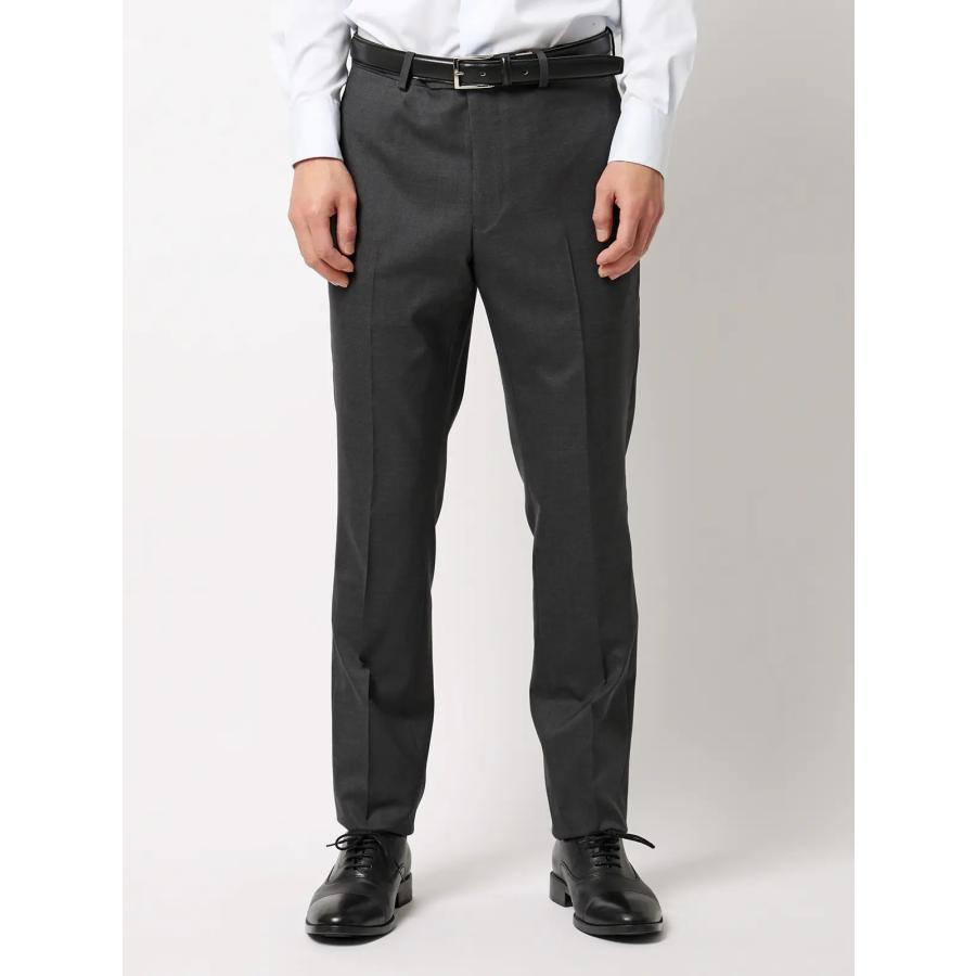 【スーツスクエア】メンズ スーツ 3つボタン TALLIA DI DELFINO SUPER120'sウールトロピカル 無地 TR27 グレー系の画像