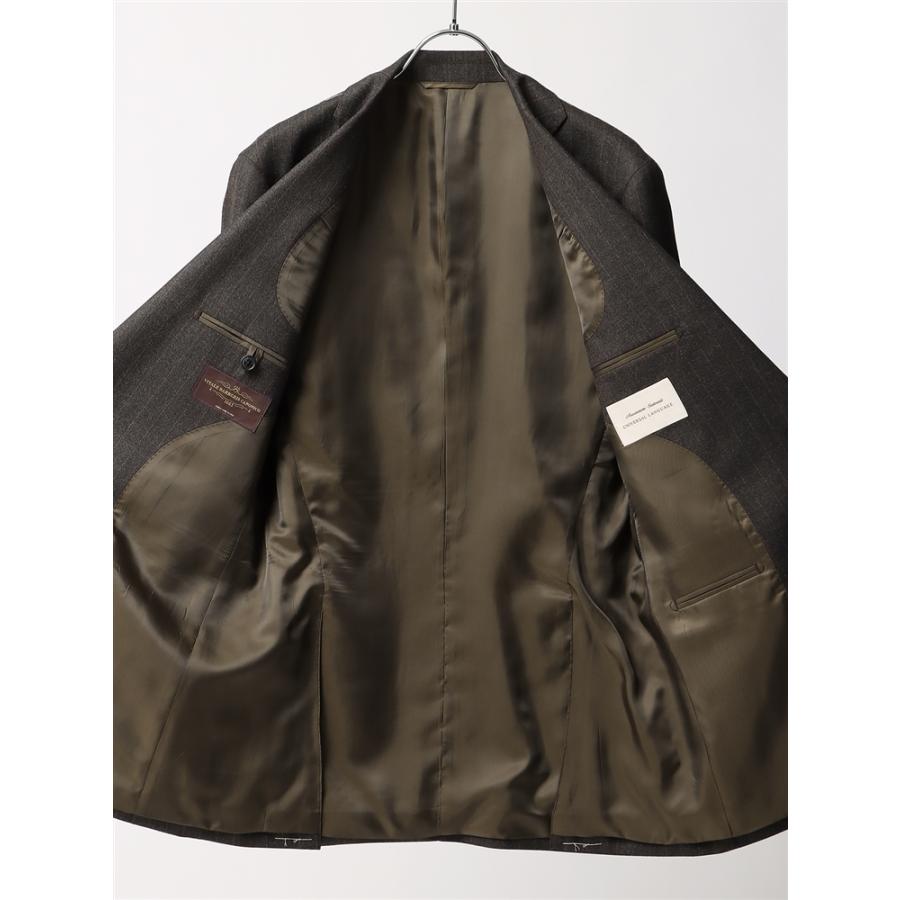 SUIT SQUARE 【スーツスクエア】メンズ スーツ 2つボタン チョーク