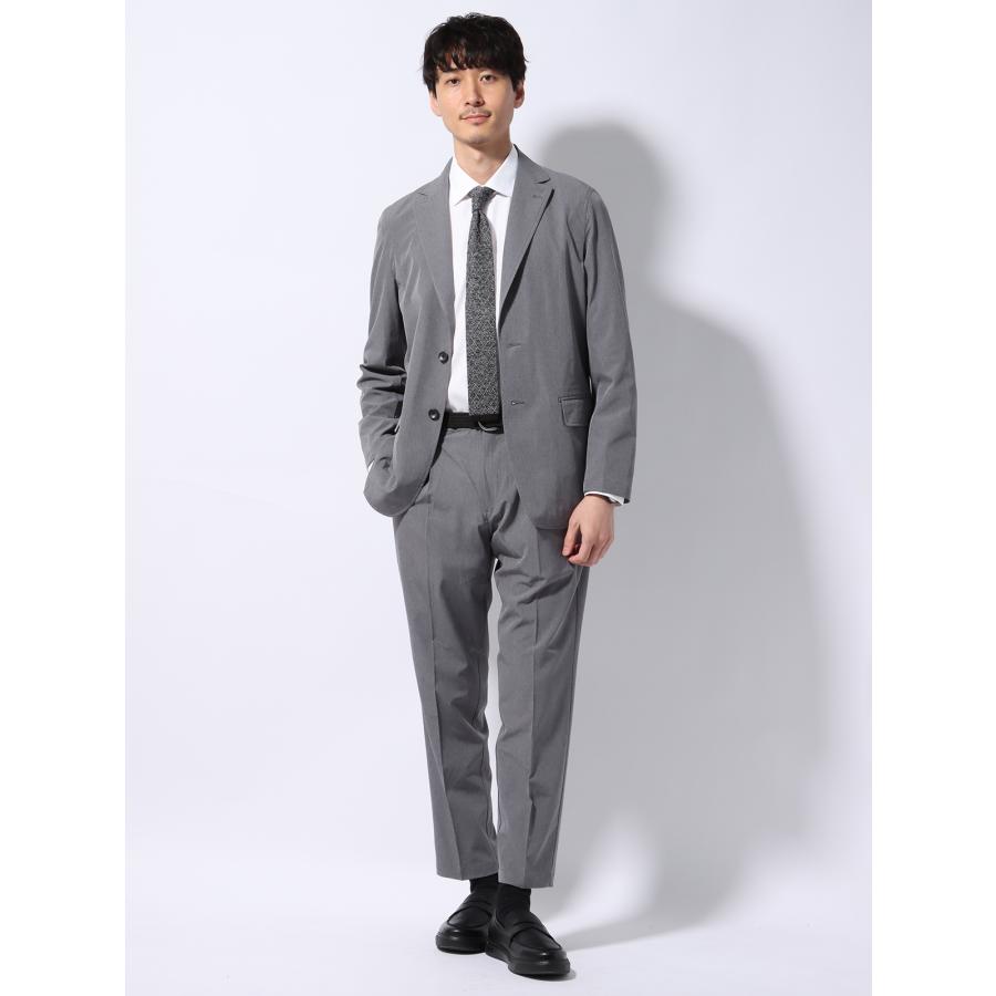 グレー ビジネススーツ ジャケットとパンツセット SUIT SQUARE（スーツスクエア） 【スーツスクエア】メンズ スーツ