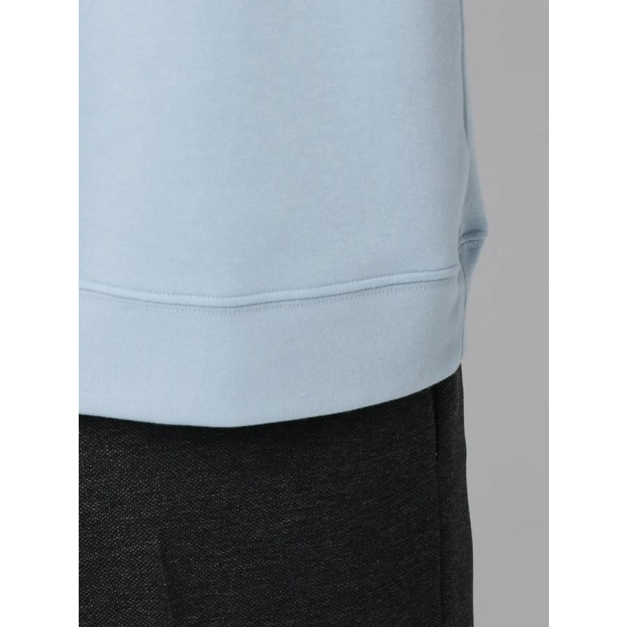 【スーツスクエア】メンズ オフィT Tシャツ 半袖 ウォッシャブル 吸水速乾 UVカット プレーティング天竺 無地 ブルー系 | SUIT SQUARE | 06