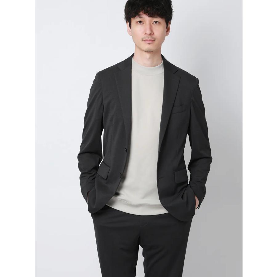 【スーツスクエア】メンズ オフィT Tシャツ 半袖 ウォッシャブル 吸水速乾 UVカット プレーティング天竺 無地 グレー系 | SUIT SQUARE | 08