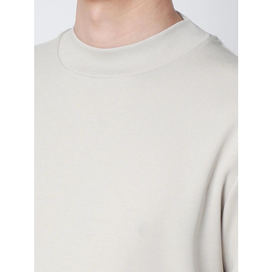 【スーツスクエア】メンズ オフィT Tシャツ 半袖 ウォッシャブル 吸水速乾 UVカット プレーティング天竺 無地 グレー系 | SUIT SQUARE | 04