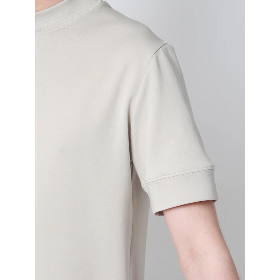 【スーツスクエア】メンズ オフィT Tシャツ 半袖 ウォッシャブル 吸水速乾 UVカット プレーティング天竺 無地 グレー系 | SUIT SQUARE | 05