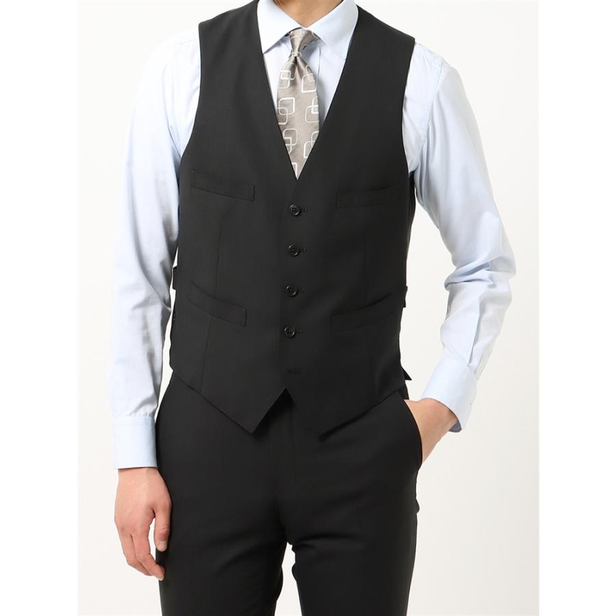 【美品】パーソンズフォーメン シャドーストライプ スリーピーススーツ BE5 8371-5605.jpg