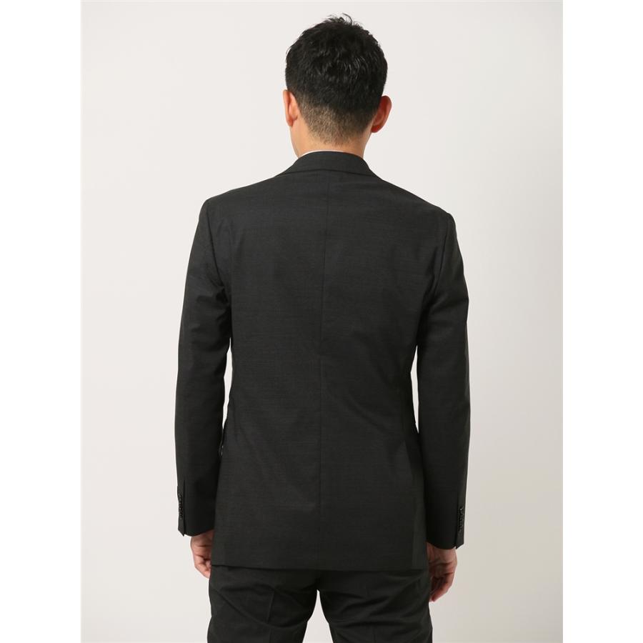 ジャケット CANONICO ストレッチ 無地 チャコールグレー 6Drop 4Drop チャコールグレー SUIT x165cm x170cm x175cm x180cm