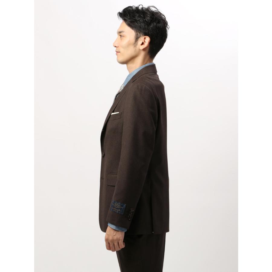 ビジネスジャケット メンズ 秋冬 Blazer S Bank Com Canonico 撥水 フランネルジャケット ブラウン ザ スーツカンパニーpaypayモール店 通販 Paypayモール