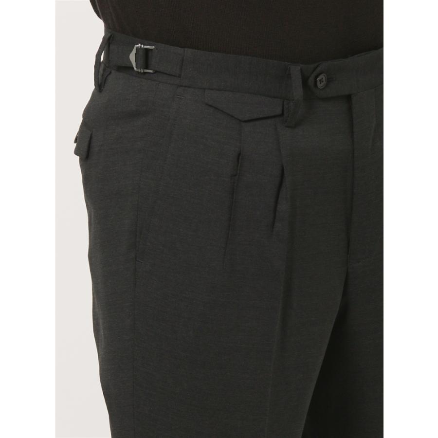 SUIT SQUARE 【スーツスクエア】メンズ タックテーパードパンツ