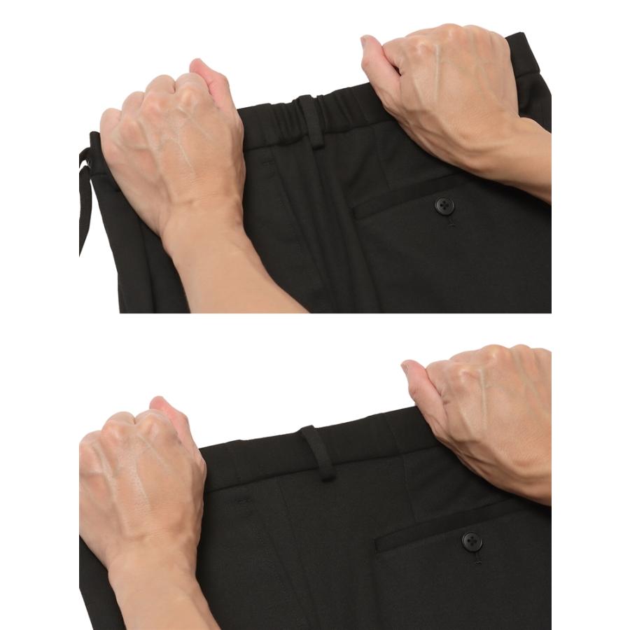 SUIT SQUARE 【スーツスクエア】メンズ パンツ タックテーパード