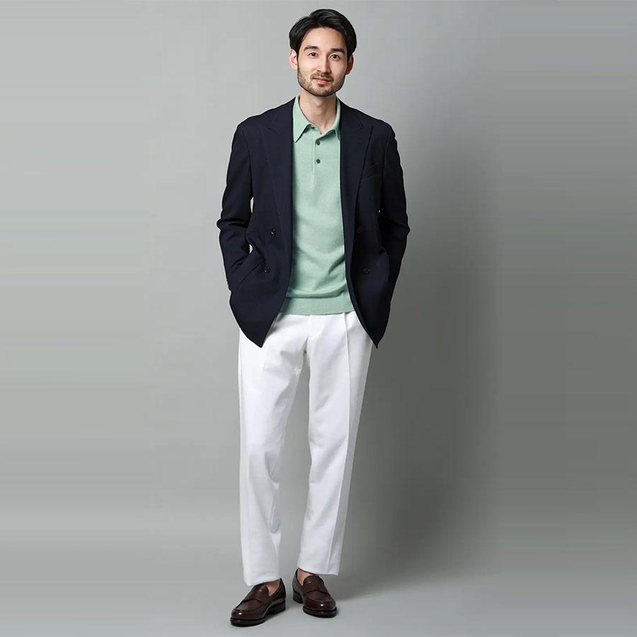 新品未使用　スーツ　ダブルブレスト　日本製生地　ネイビー　BE8　大きいサイズ SUIT SQUARE（スーツスクエア） 【スーツスクエア】ダブルブレスト