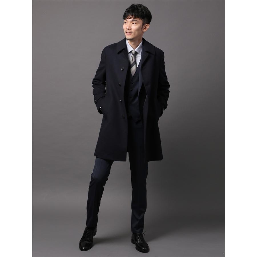 Blazer S Bank Com Super100 Sウールビーバー ステンカラーコート ネイビー Ma ザ スーツカンパニーyahoo 店 通販 Yahoo ショッピング