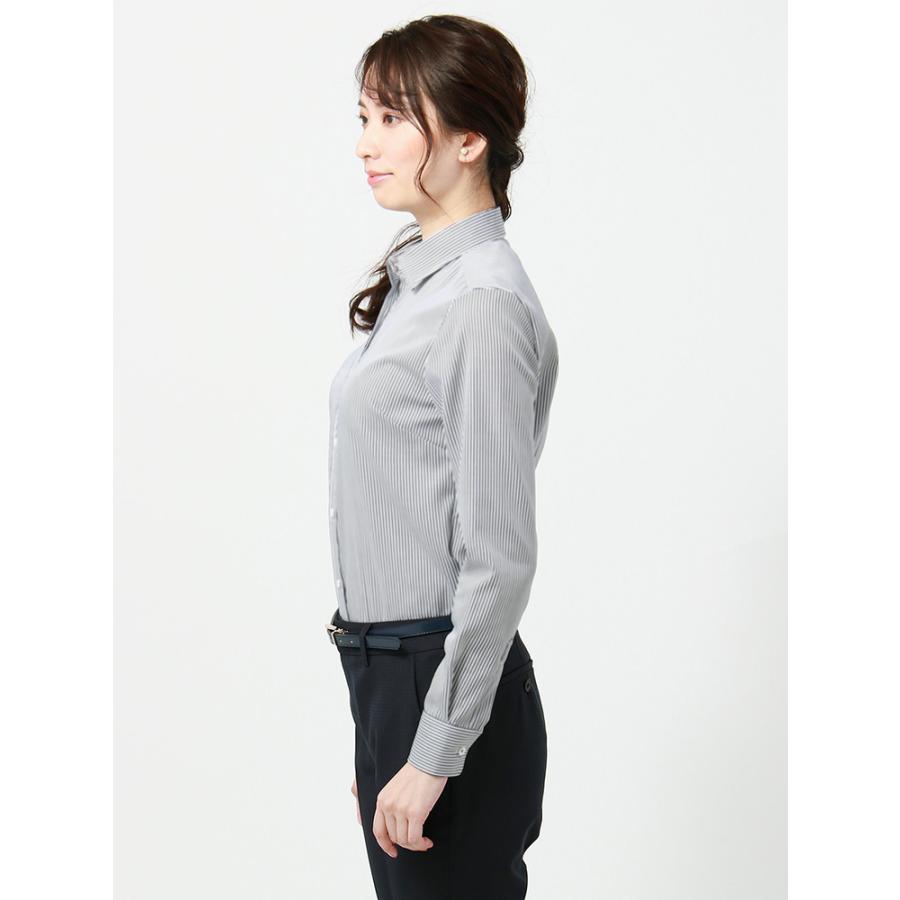 シャツ ブラウス レディース Destyle Easy Care Blouse レギュラーカラー ストライプ ネイビー ホワイト ザ スーツカンパニーpaypayモール店 通販 Paypayモール