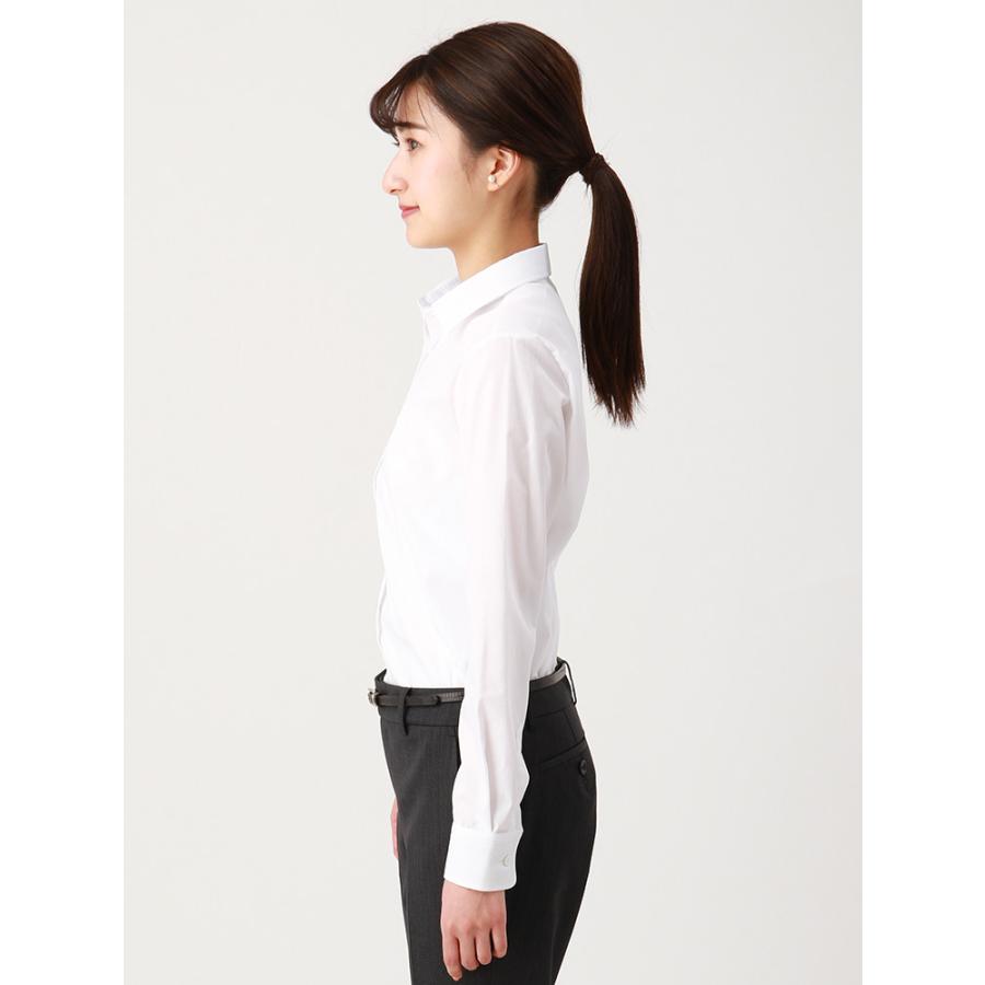シャツ ブラウス レディース Easy Care Blouse レギュラーカラー シャドーストライプ ホワイト ザ スーツカンパニーpaypayモール店 通販 Paypayモール