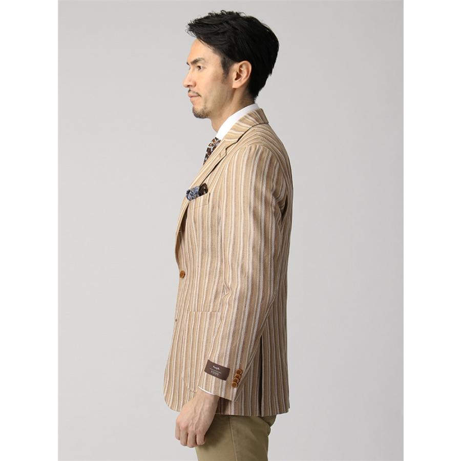 UNIVERSAL LANGUAGE ※ジャケット MARZOTTO リネンコットン ファンシー 
