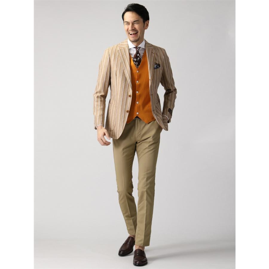 UNIVERSAL LANGUAGE ※ジャケット MARZOTTO リネンコットン ファンシー 
