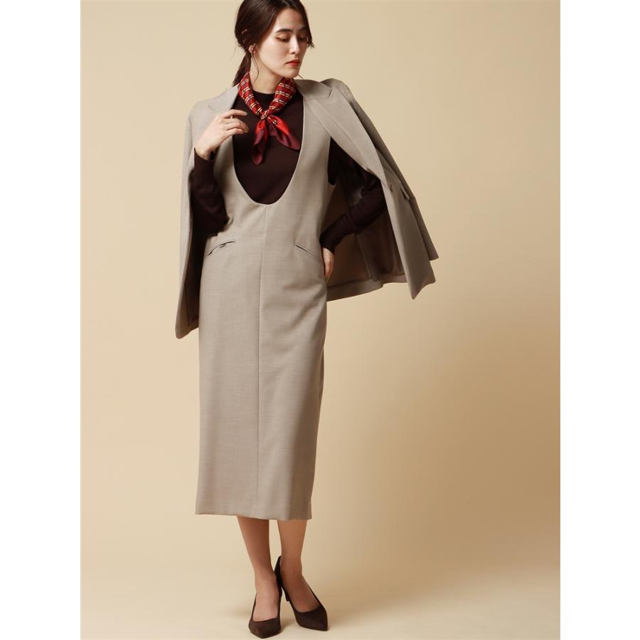 THE SUIT COMPANY 【スーツスクエア】レディース ジャンパースカート U 