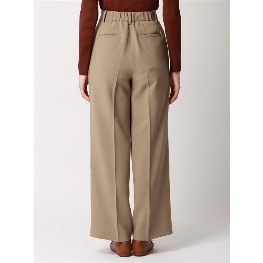 SUIT SQUARE 【スーツスクエア】レディース タックワイドパンツ