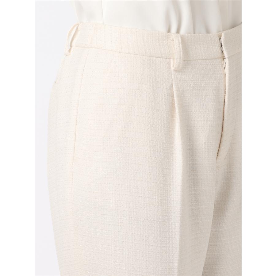 SUIT SQUARE 【スーツスクエア】レディース タックテーパードパンツ  