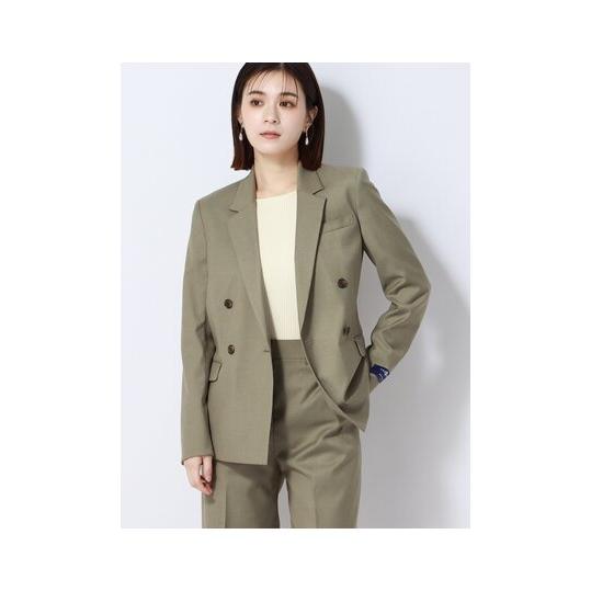 クルニ　ダブルブレスト　テーラードジャケット　ポリエステル　ベージュ　2 CULLNI（クルニ）の「〈別注〉DOUBLE BLEAST JACKET/シワになり