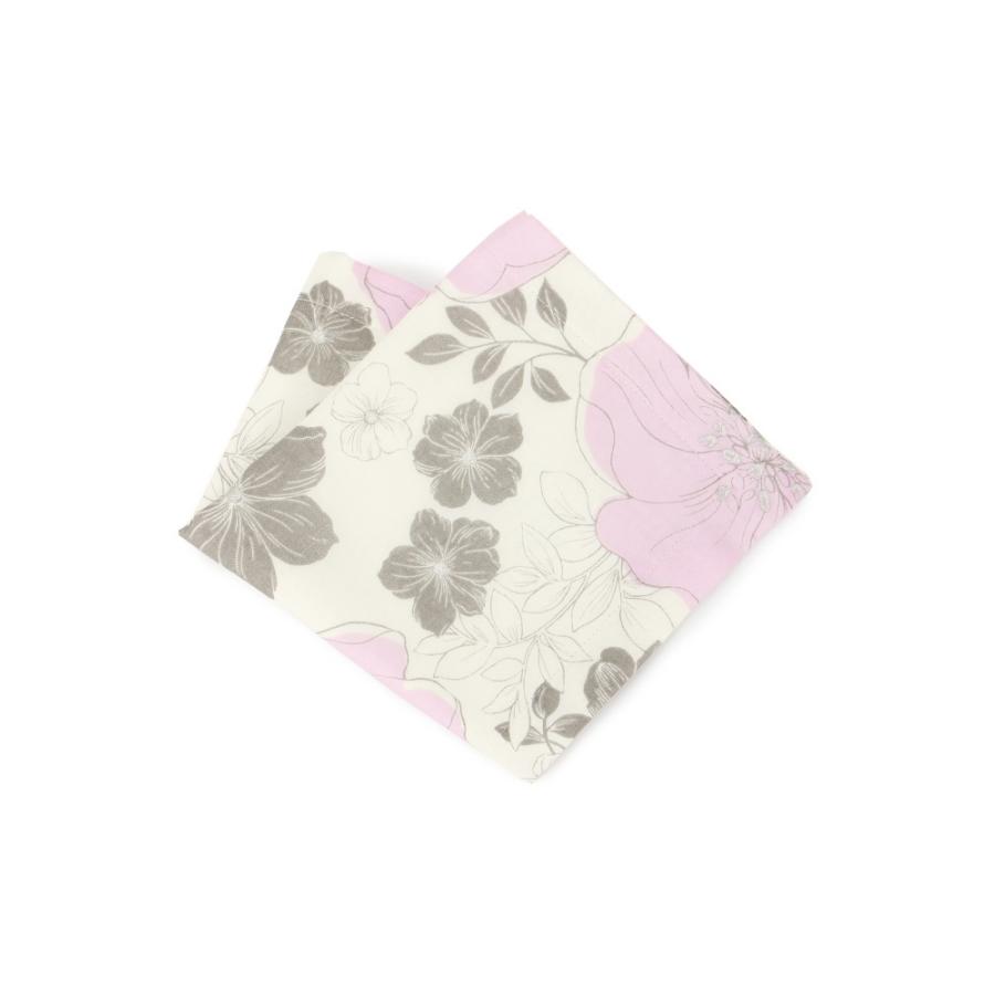 Web限定 Sophisty ガーゼ コットンリバーシブル フラワーイラストプリントハンカチ クリーム E134z Cl ザ スーツカンパニーyahoo 店 通販 Yahoo ショッピング