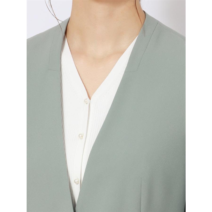 SUIT SQUARE カーキVカラージャケット SUIT SQUARE（スーツスクエア