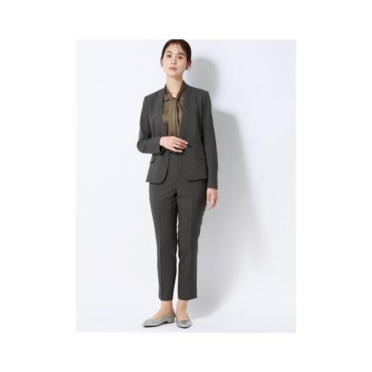 新品　スーツスクエア　秋冬　テーパードパンツスーツ 40 ウォッシャブル テーパードパンツ／ウォッシャブル／ギャバストレッチ／無地 | SUIT
