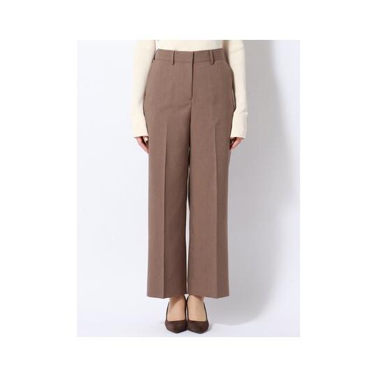 ※専用　スーツスクエア　レディース　ブラウン ビジネススーツセットワイドパンツ SUIT SQUARE 【スーツスクエア】レディース WEB限定 ワイド