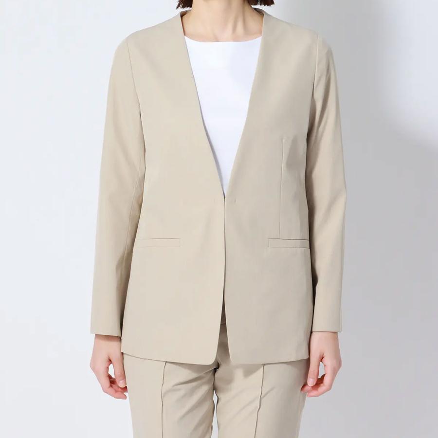 スーツスクエア　レディーススーツ上下セット　ベージュ系 SUIT SQUARE（スーツスクエア） 【スーツスクエア】レディース WEB限定