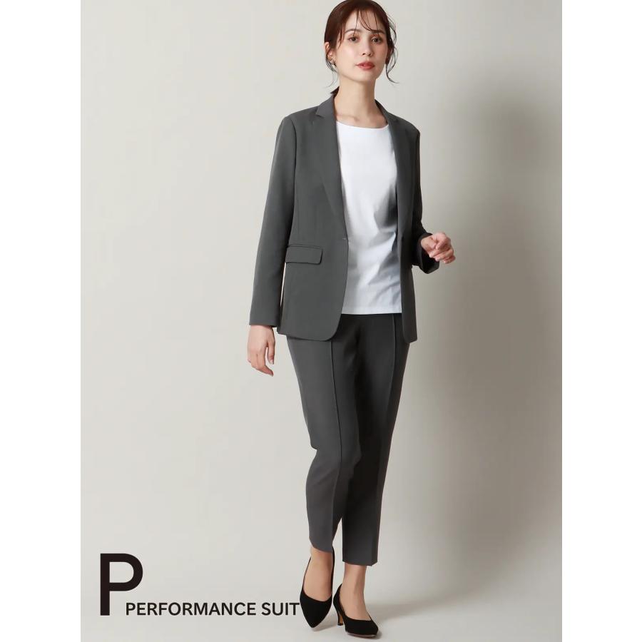 ジャケット＆パンツ＆トップスセットアップ　（グレー）サイズ40【L】レディース スーツスクエア】レディース WEB限定 PERFORMANCE SUIT ジャケット