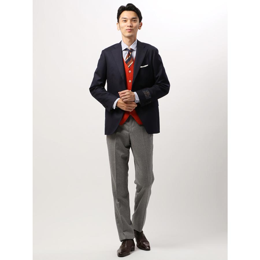 ビジネスパンツ メンズ 秋冬 Blazer S Bank Com Canonico Super1 Sフランネルテーパードパンツ ライトグレー ザ スーツカンパニーpaypayモール店 通販 Paypayモール