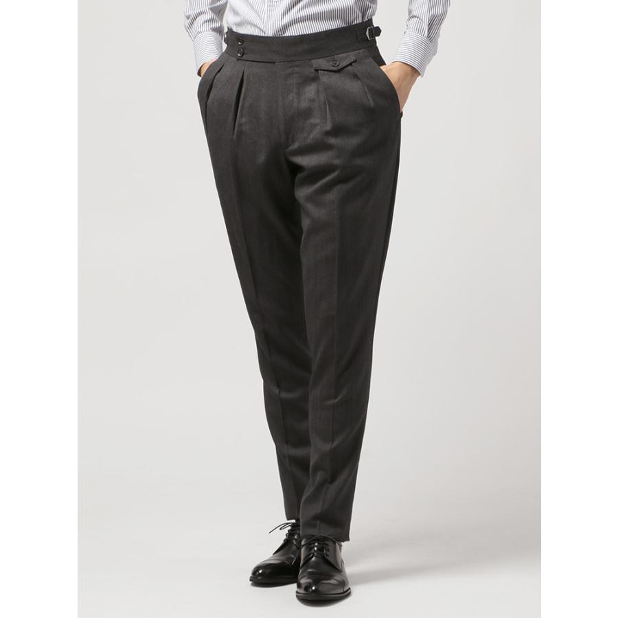 ビジネスパンツ メンズ 秋冬 Blazer S Bank Com ウールストレッチカバート グルカテーパードパンツ ミディアムグレー ザ スーツカンパニーpaypayモール店 通販 Paypayモール
