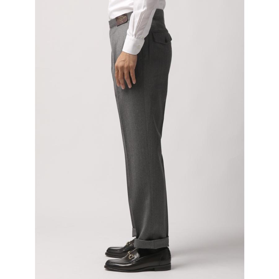 Canonico ウール タックテーパードパンツ 秋冬用 ミディアムグレー 色柄コード Ga 超paypay祭 ザ スーツカンパニーpaypayモール店 通販 Paypayモール
