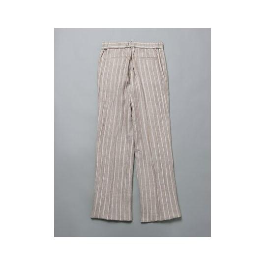 goovi ユニバーサルランゲージ ベージュ ストレートスラックス 高田朋佳 goovi ユニバーサルランゲージ ベージュ ストレートスラックス