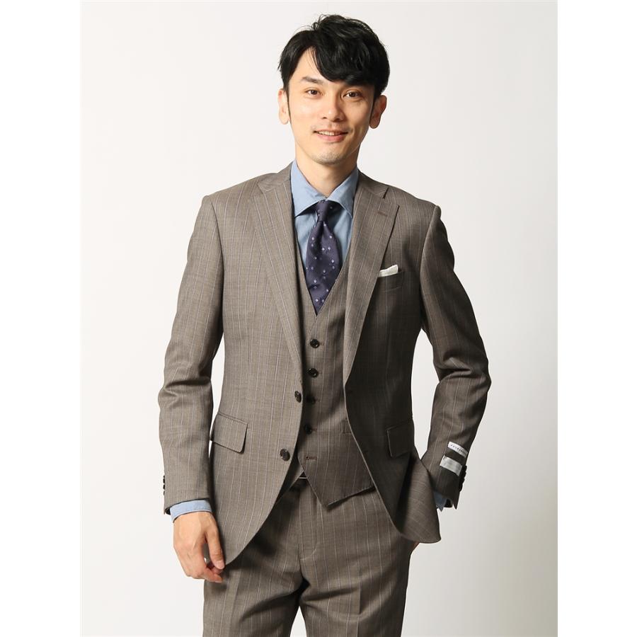 3ピーススーツ メンズ 通年 スリーピース Fit 2つボタンスーツ