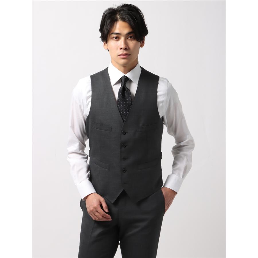 SUIT SQUARE 【スーツスクエア】メンズ スーツ スリーピース 2つ