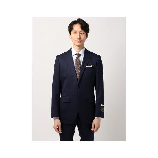 AB5新品未使用！秋冬！コスパ最強！ネイビーウォッシャブル2パンツスーツ！ SUIT SQUARE（スーツスクエア） 【スーツスクエア】メンズ スーツ