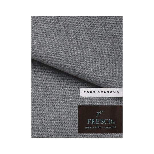 【スーツスクエア】メンズ スーツ 3つボタン FRESCO HAND MADE 無地 TR27 グレー系の画像