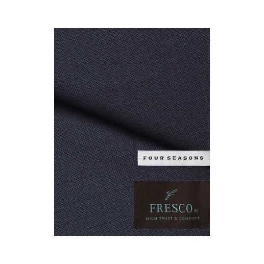 【スーツスクエア】メンズ スーツ 3つボタン FRESCO HAND MADE 無地 TR27 ネイビー系の画像