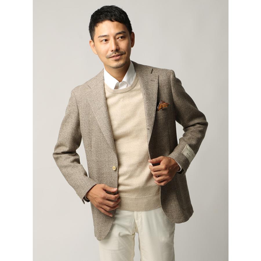 ビジネスジャケット メンズ 秋冬 Canonico アンダイドブラウンシープジャケット ベージュ ザ スーツカンパニーpaypayモール店 通販 Paypayモール